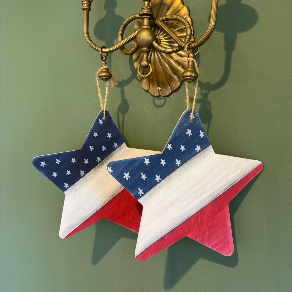 Patriotic Star Wall Decor, American Flag